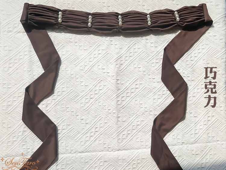 Sentaro - Elegant Lolita Multiple Colors - Waist Tie Neckwear