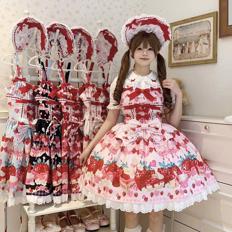 Hanguliang Sweet Berry Love JSK Dress