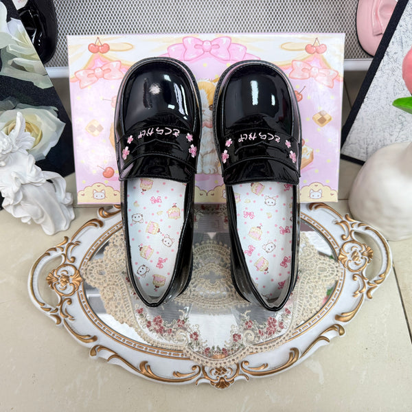 Kitten Toast – Sakura Academy – Embroidered Loafers — product photo 2