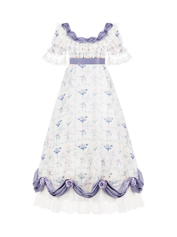 With PUJI - Iris Secret - Twins Lolita Summer Dress, Empire OP, Bodice JSK detail view 5
