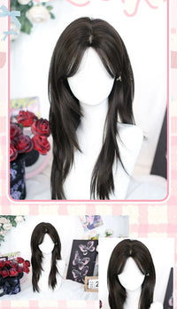 Dalao Home - Linchuan - cool Japanese-style mid-length wig - Linchuan