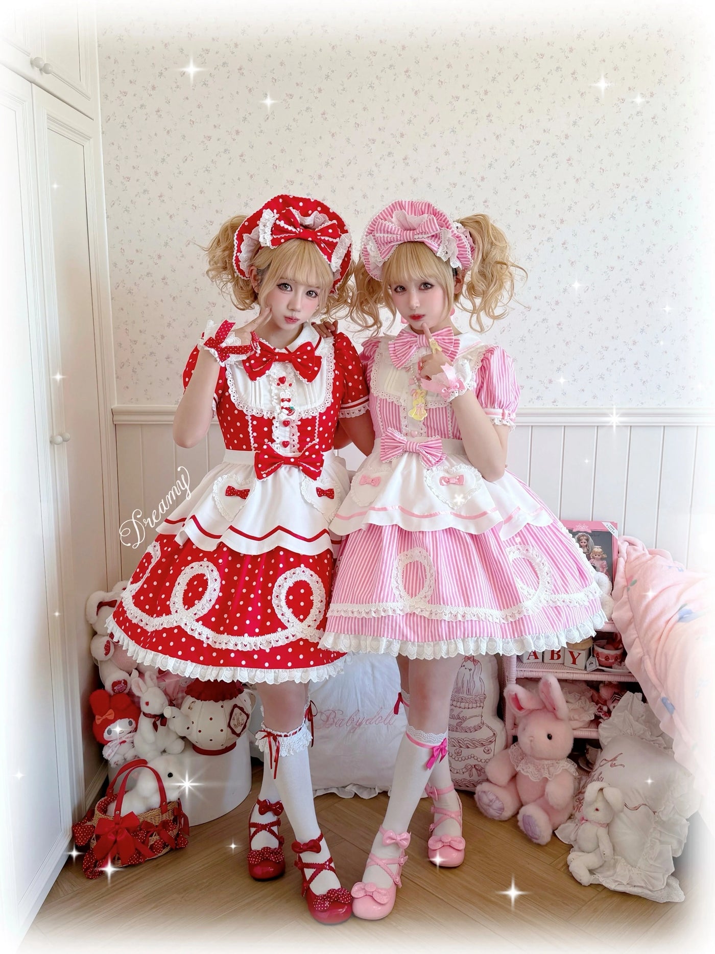 Tata Long Ear - Candy Shop Day Manager - Vintage-style Sweet Lolita