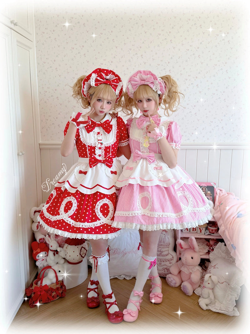 Tata Long Ear - Candy Shop Day Manager - Vintage-style Sweet Lolita