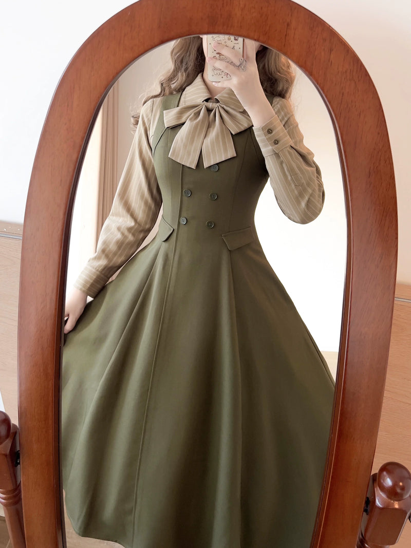 Forest Wardrobe - Misty Forest - Six-Panel Tailored JSK - 3