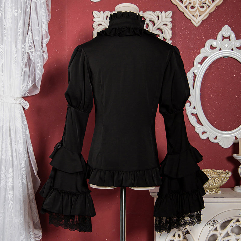 OCELOT - Gothic Lolita Halloween Blouse - Bat Inspired Innerwear