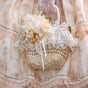 (Non-retournable fait à la main) Panier de fleurs
