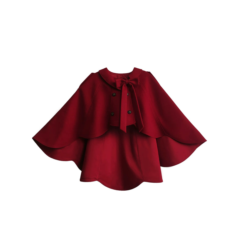 HuTaoMuJK - Little Red Riding Hood - Dress suit with a red tartan JSK