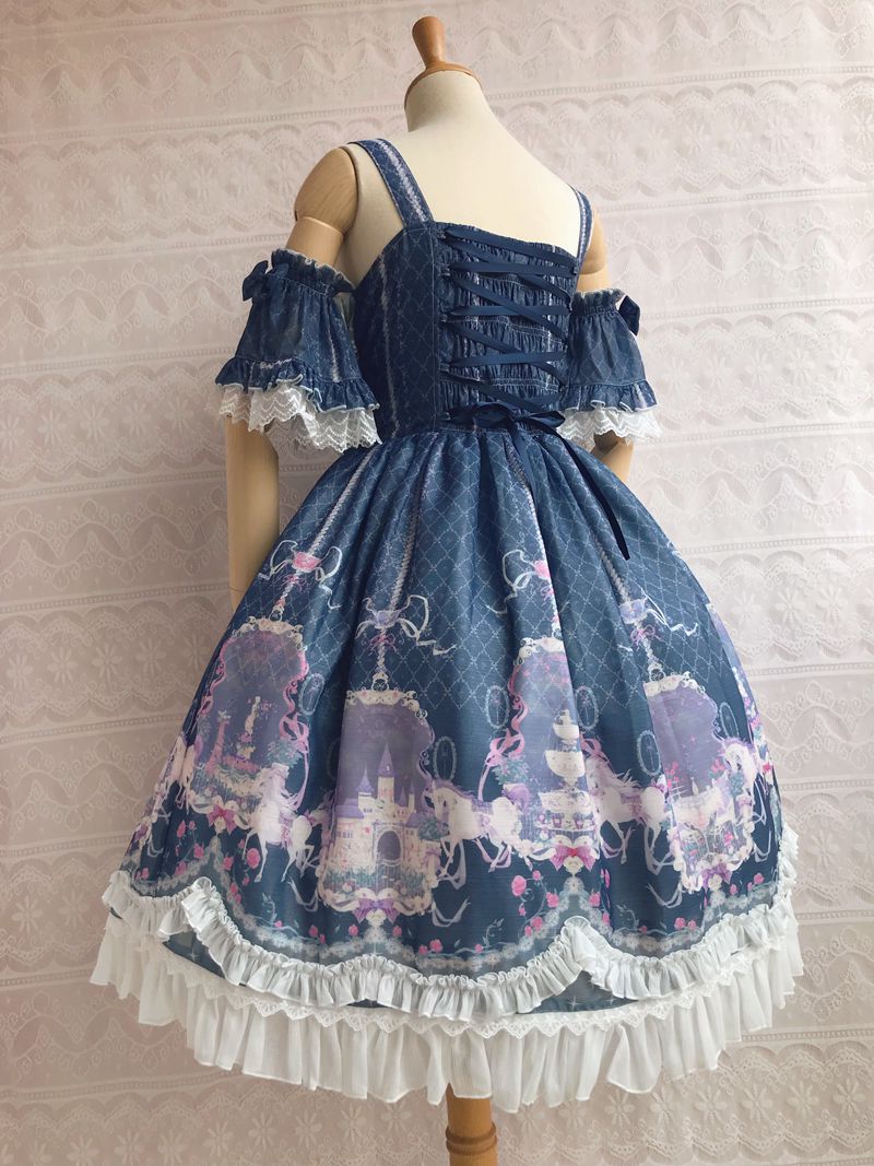 Yilia - Unicorn's Secret Garden Summer - Lolita JSK Dress JSK Dress