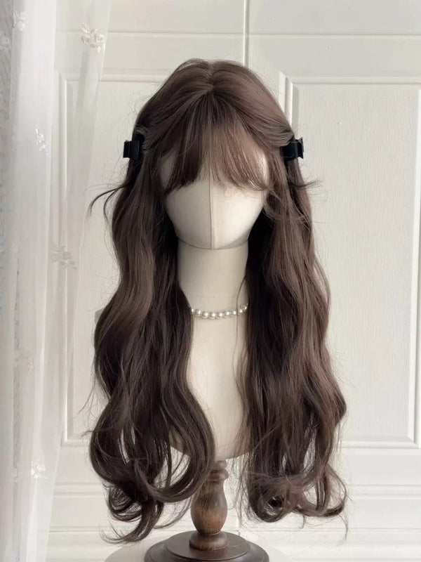 Rocking Horse Curls long black-brown curly wig - view 1