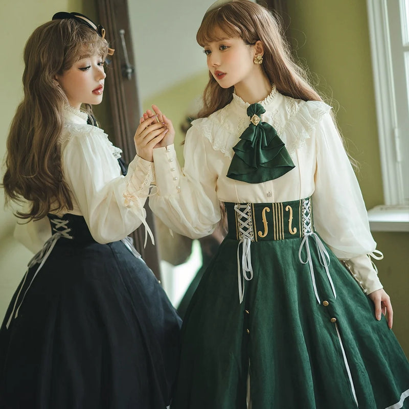 Miss Point - Elegant Lolita Top Hat - Golden Movement Lolita Hat