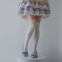 Yellow-purple / Over-the-knee socks in stock