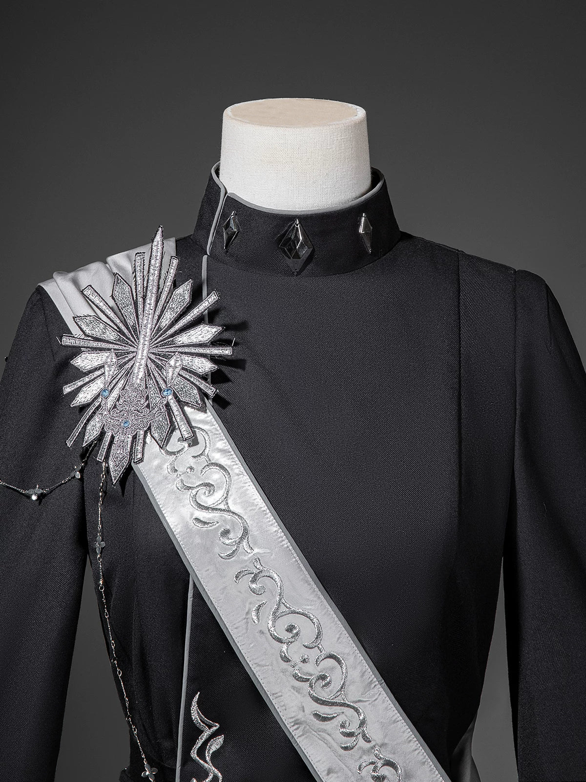 Your Princess - Oathbound Sword - Embroidery Ouji Lolita Set, High-Low Hem Coat