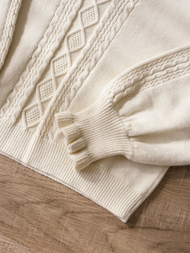 EESSILY - Green Fairy Tale - Classic Lolita sweater with a double-layered ruffle collar - product detail 3
