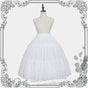 White Hoop Petticoat / 60cm / One Size