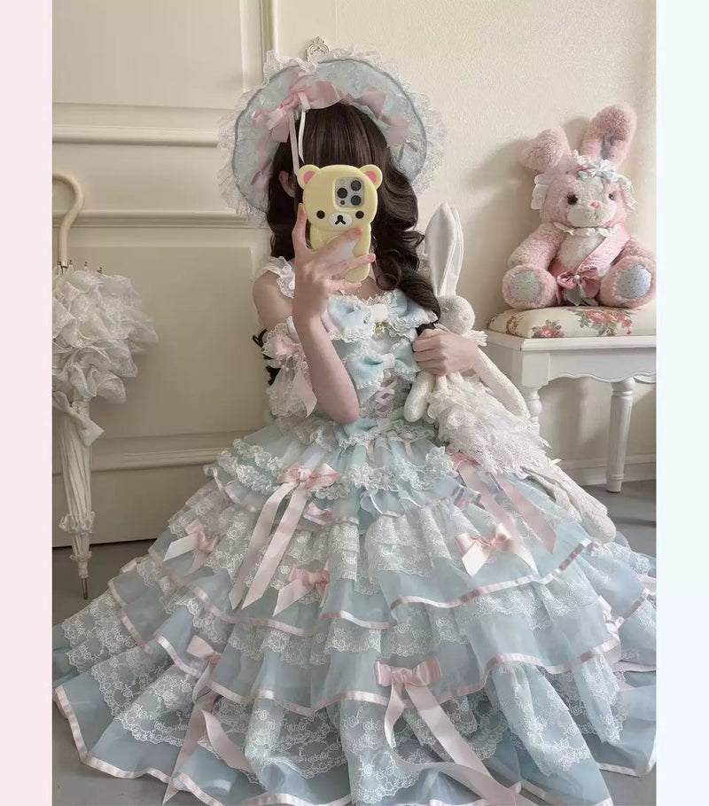 PS Original - Sakura Snow Love Melody - Pastel pink Sweet Lolita