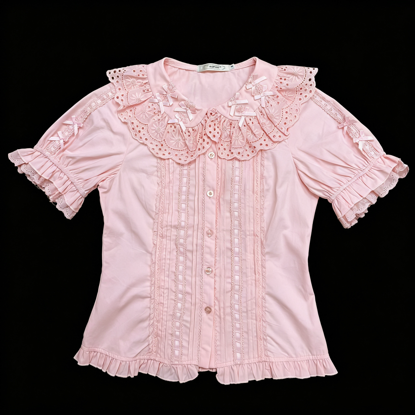 DMFS Lolita - Sunflower - Sweet Lolita Peter Pan Collar Blouse, Cotton Fabric