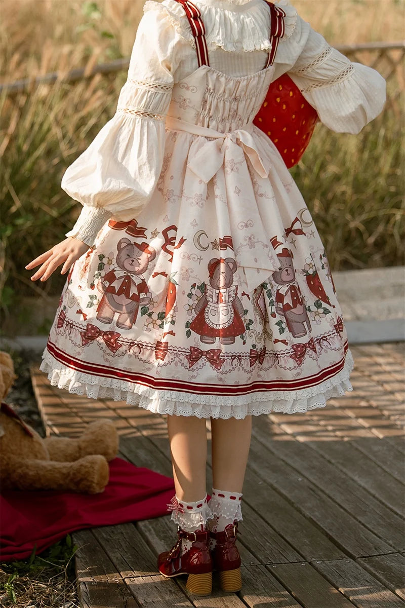 Your Princess - Winter Gift - Kawaii Lolita JSK and Coat Set