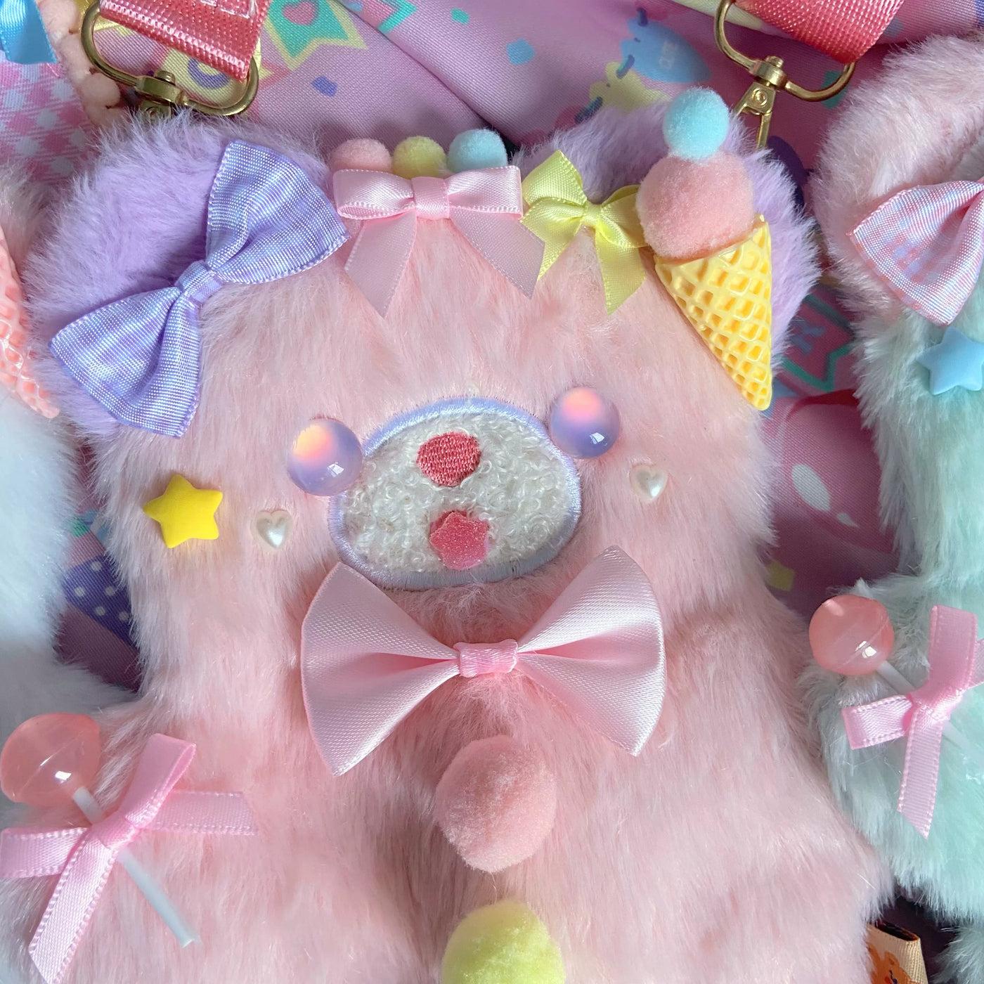 Bear doll - Little Bear - Plush Crossbody Bag with a Bear Motif