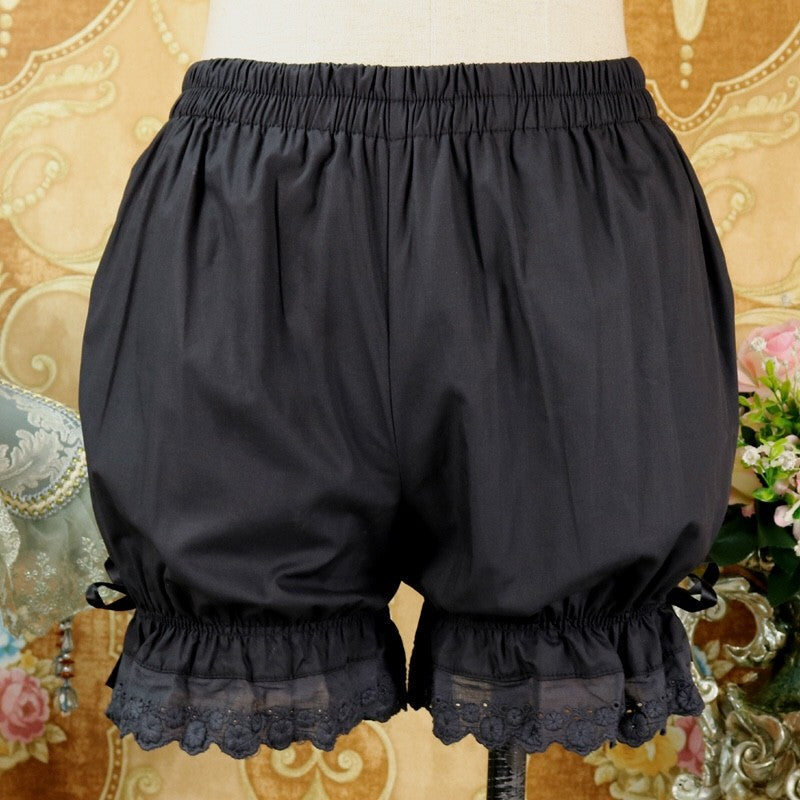 DMFS Lolita - Daily Cotton Lolita Bloomers - Black and White Other Surprise