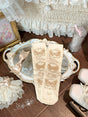 Ivory / Socks Only (without cuff bow trim)