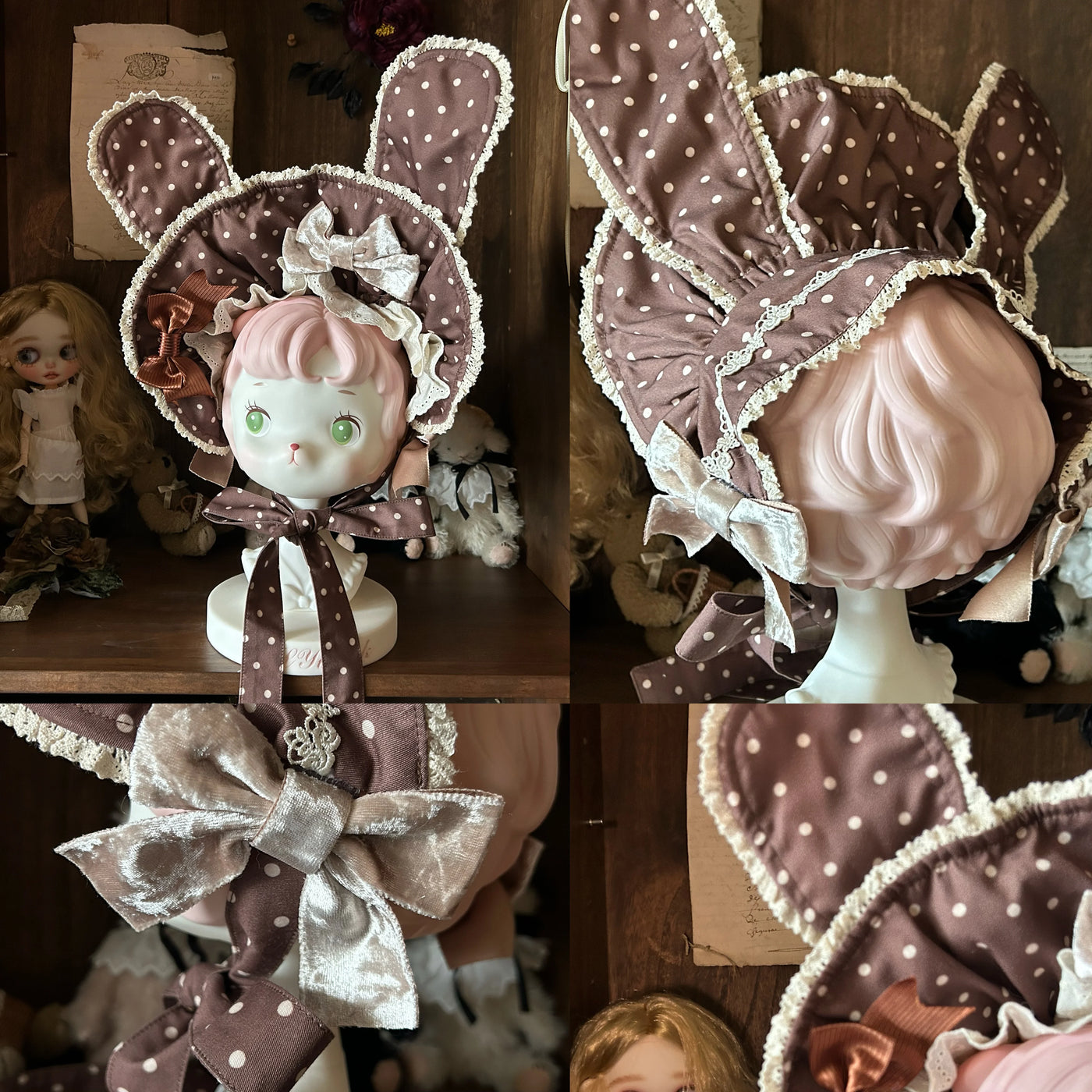 GZYRZ - Little Sheep's Cake Island - Cake-Print Suspender JSK