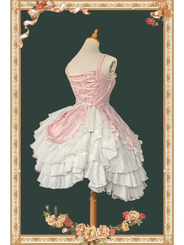 Infanta - Pearl Box - Classic Lolita JSK, Bustle Back Hem