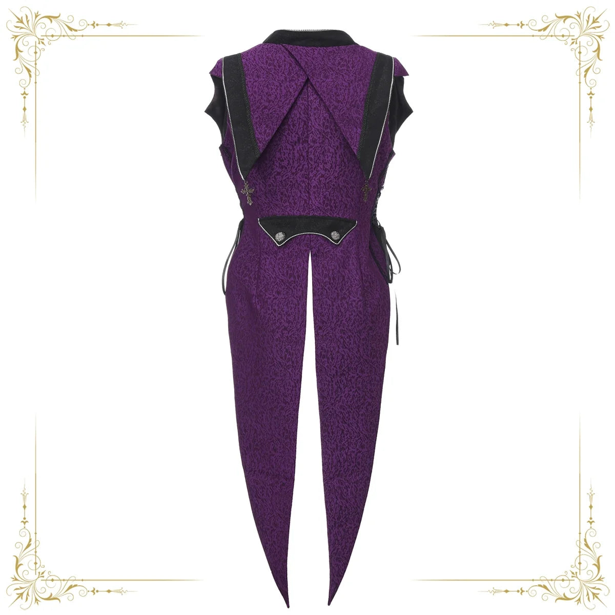 Immortal Thorn - Eternal Crimson Moon Forest - Ouji Lolita Tailcoat Vest