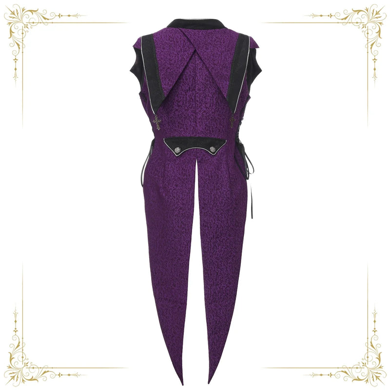 Immortal Thorn - Eternal Crimson Moon Forest - Ouji Lolita Tailcoat Vest