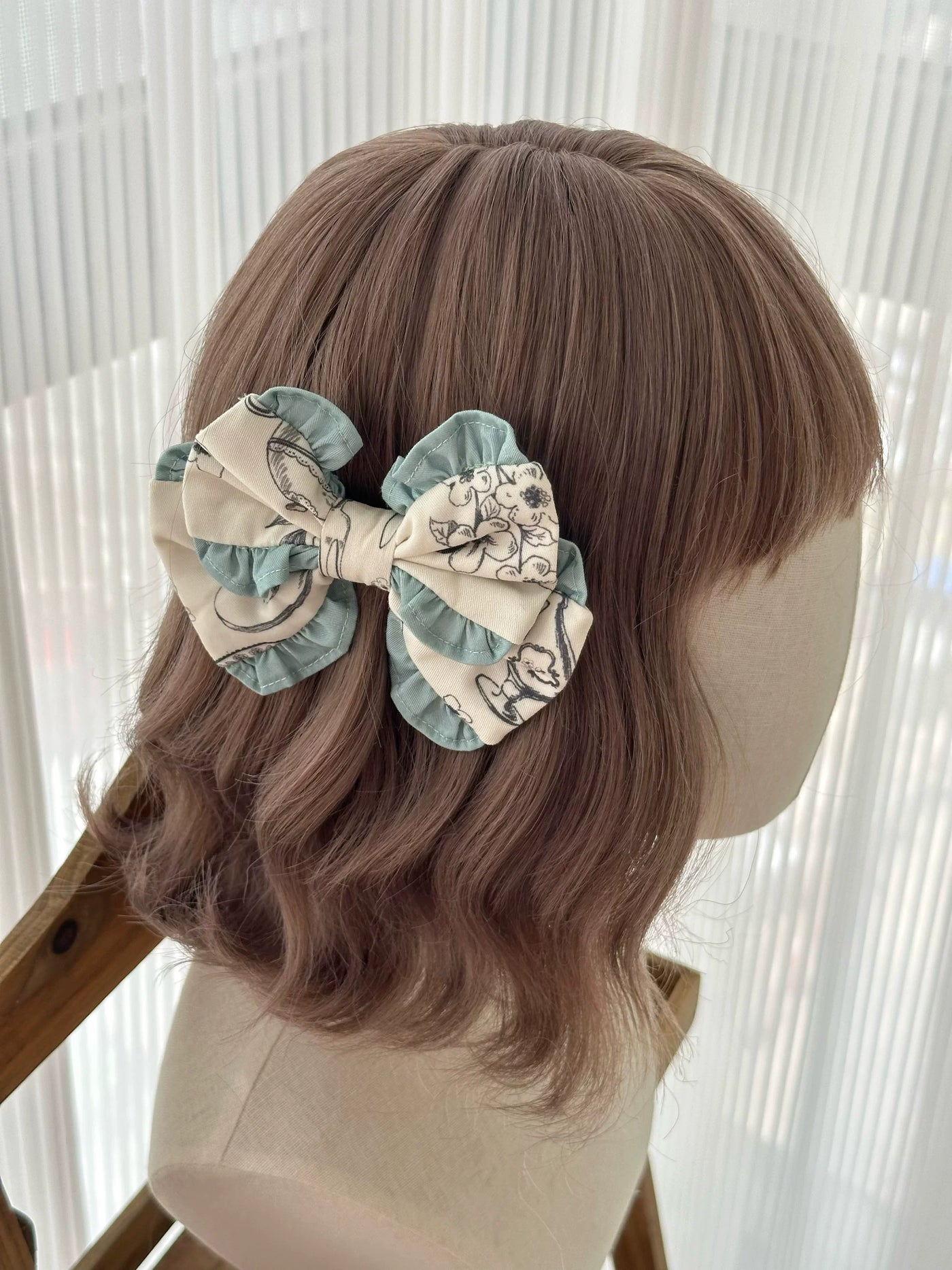 GZYRZ - Porcelain Heart Dream - Lolita Fashion with a Pencil-Style Illustration Print