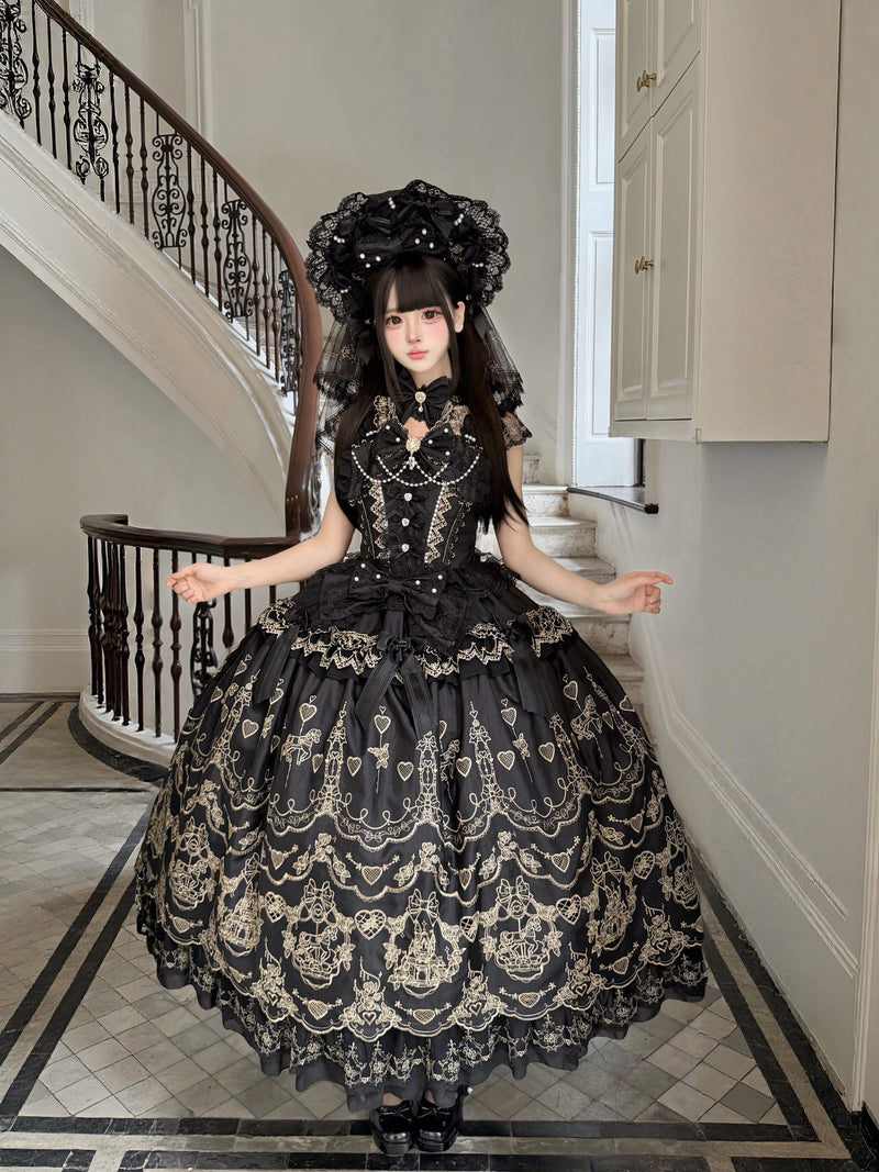 Floating Light Box - Floating City Spinning Poem - Sweet Lolita JSK