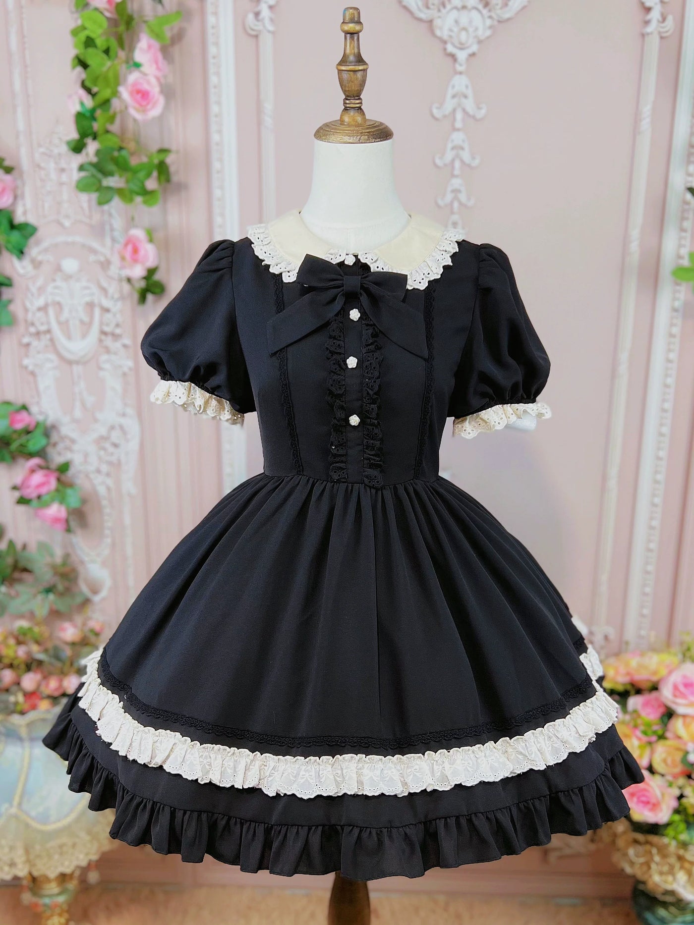 DMFS Lolita - DMFS - Piaget Servant / Maid Lolita OP Dress Vintage Lolita Dress