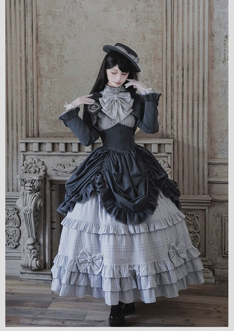 Alice Girl - Duke of Victoria - Classic Lolita Top Hat & Brooch