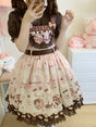 Ships Within 10 Days Without Protective Box; No 7-Day Change-of-Mind Returns / Meow Chocolate JSK Style / Pink / S