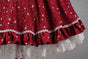 XS / JSK wine red (silver foil printing)