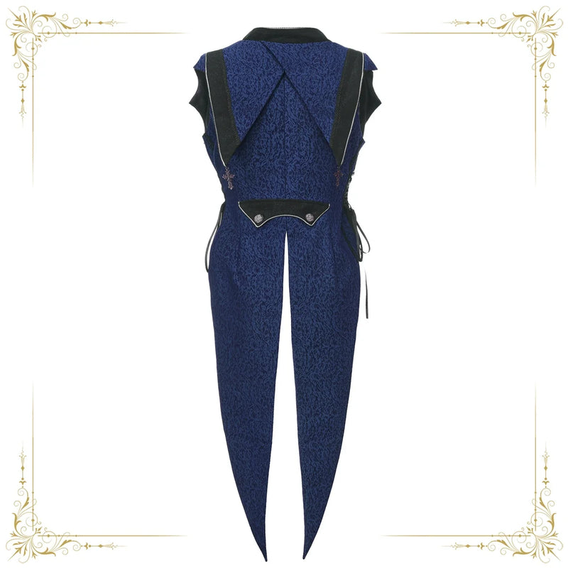 Immortal Thorn - Eternal Crimson Moon Forest - Ouji Lolita Tailcoat Vest