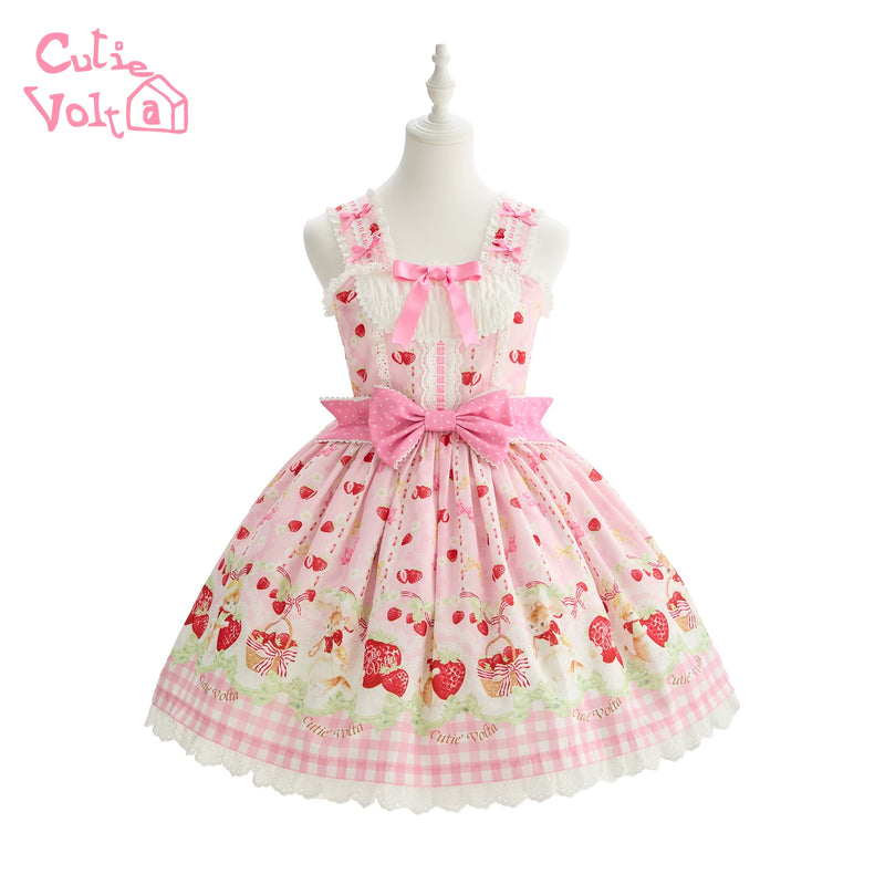 CutieVolta - Strawberry Girl - Sweet Lolita OP, JSK & Accessories - product detail 8