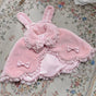 One Size / Light pink cape + light pink bow