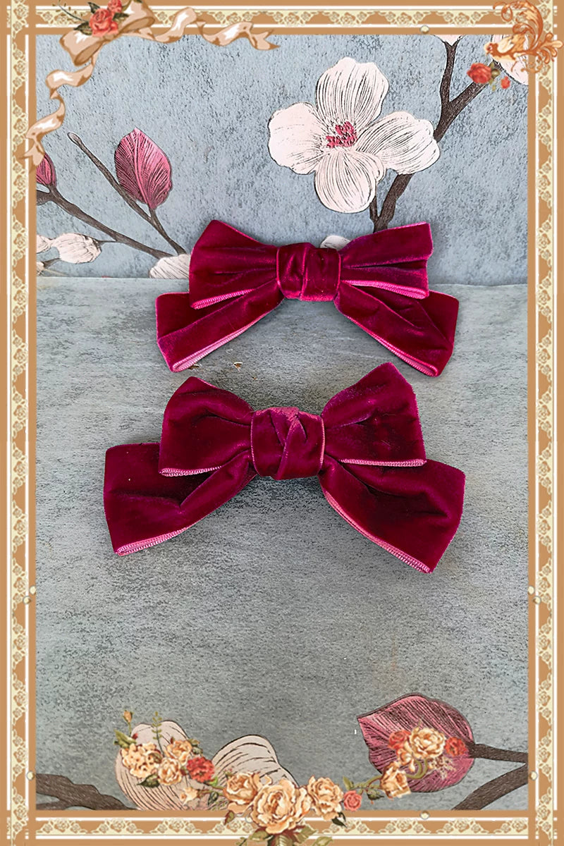 Infanta - Floral & Velvet - Lolita Hair Accessories