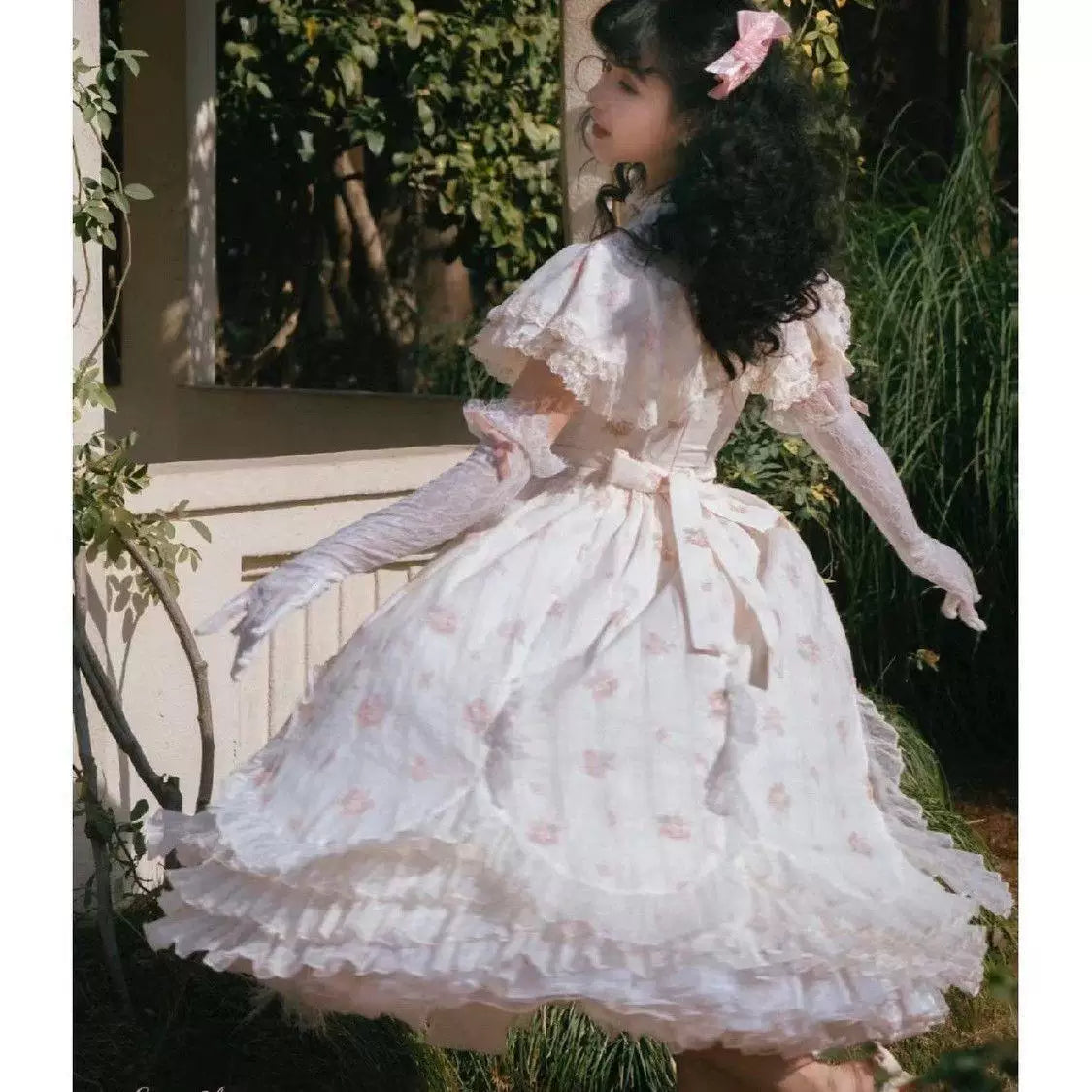 Sweetheart Dream Machine - Edwardian Collar - One-Piece Dress with Edwardian Collar