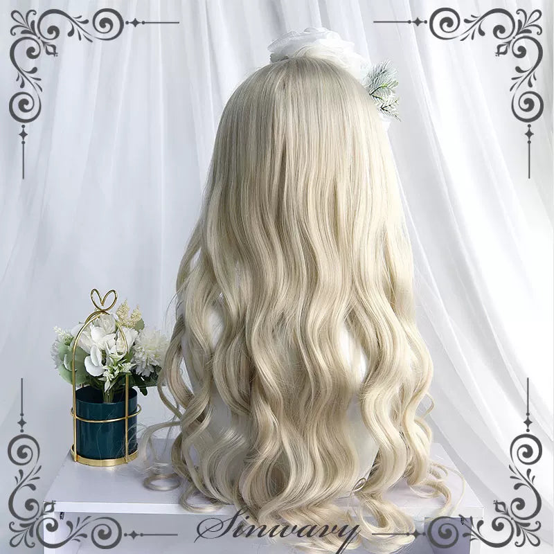 Sinwavy beige long-curl Lolita wig - view 4