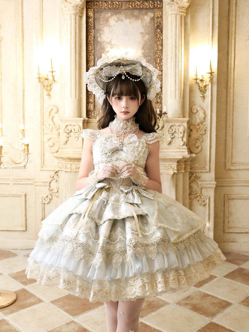 Floating Light Box - Butterfly Shadow Goldweave - Sweet Lolita Jumper
