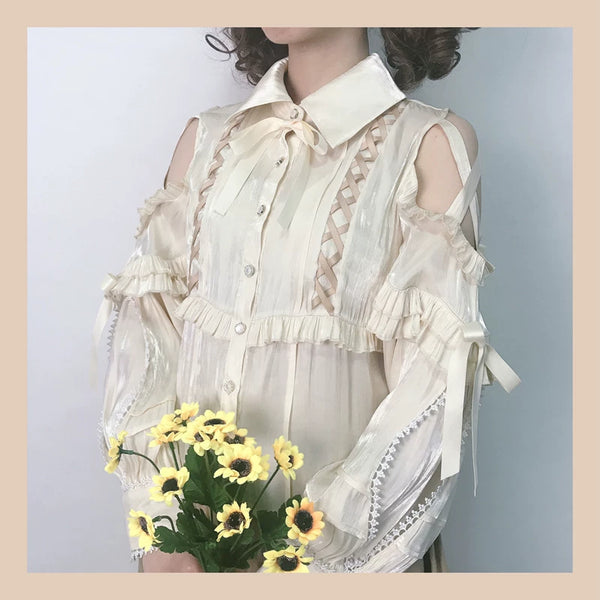 Leopard Cat Dragon Melody Lolita Fetch inner wear blouse with detailed leopard and dragon print, stylish and comfortable for women.