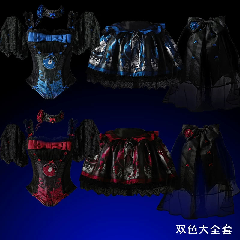 囚鸟旅店‖暗月回廊‖现货‖售完永不再贩‖暗黑哥特lolita大码sk