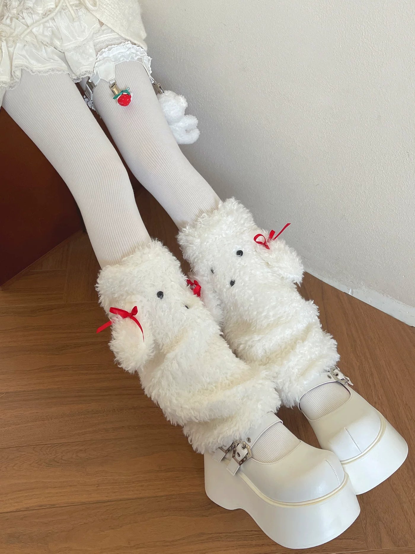 Sock Noble - Big-Eared Dog - Mid-Calf Bow Sock Covers