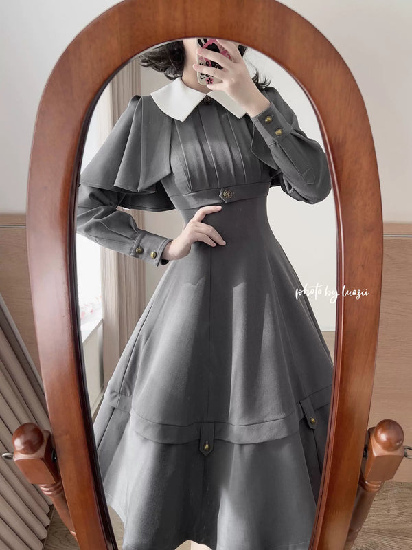 Forest Wardrobe - Forest Antique Trunk - Cape-Collar OP Dress - 1