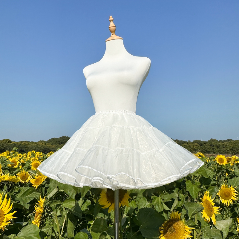 Salted Cream - Cloud Volume - Tiered Tulle Lolita Petticoat