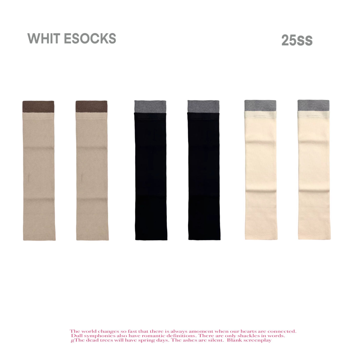 White Socks - Ribbed Slouch - Ribbed Mid-Calf Slouch Leg Warmers