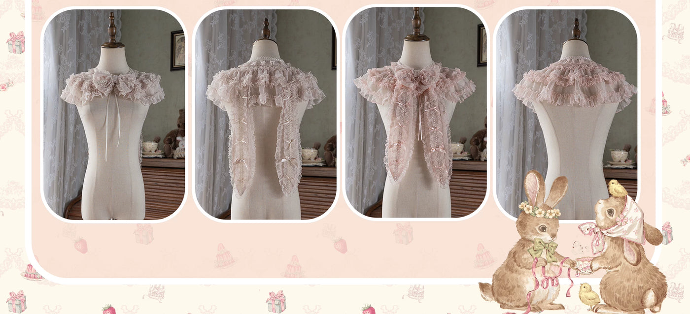 WF - Dessert Rabbit - OP/JSK with Coordinate Pieces and Embroidered Rabbit Motif
