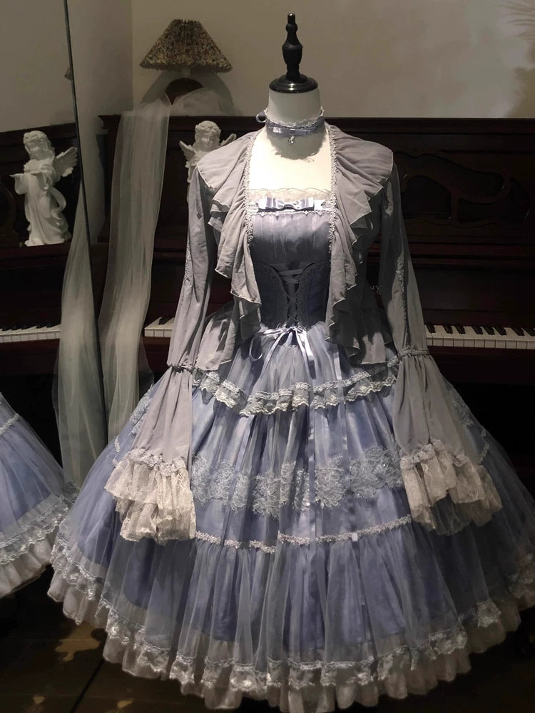 Emoji Dream - Misty Forest - One-piece romantic lolita dress