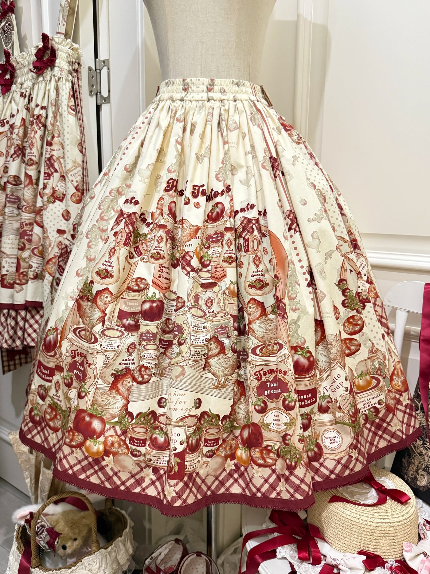 WF - Tomato Can - One-Piece Dress and Coordinate Pieces with Tomato Print